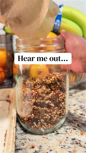 Hear me out 🤍 My kids eat everything from sauerkraut to brisket to sardines, not because I force it, but because they’re involved. Yes, it’s messier when they help in the kitchen. Yes, it takes more patience. But letting them cook: ▪️teaches them about the food they’re eating ▪️gives them a sense of control ▪️builds confidence around new foods When kids feel connected to their food, they’re more open to it. Nourished kids aren’t built through pressure, they’re built through participation. 💬 Do