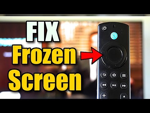 How to fix Frozen or Stuck Screen on FIRE TV Stick with Buttons