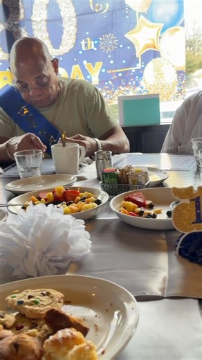 It’s the folks at the table of the honoree! And of course, there’s me shouting the video. Happy 80th birthday Gerald! Feel the love!! | Ruby Wilson | Facebook