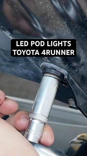 Spotlights LED Pods Beam Off-road Lights Toyota 4Runner 2010-2024 Installation#toyota #toyota4runner