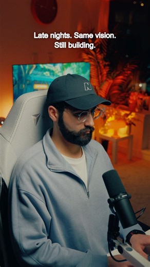 Late Night Desk Setup | Cinematic Home Office Vibes