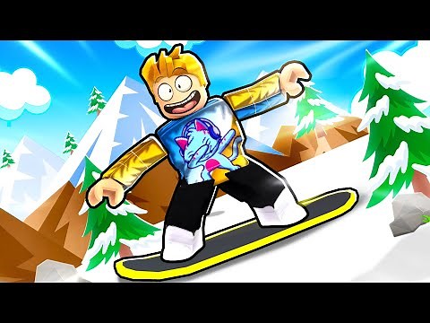 Becoming The Fastest In Roblox Snowboard Race Simulator