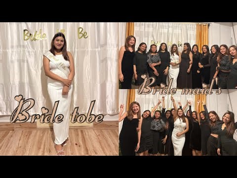 Bridal shower for my bestfriend//Bachelor party 🥳One last fling before the ring💫//Bride tobe Vlog🤗