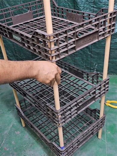 ‎ورشة جزولي - workshop Jazouli‎ on Instagram‎: "فكرة ذكية من صناديق البلاستيك حلت مشكل جميع السيدات بالمنازل"‎