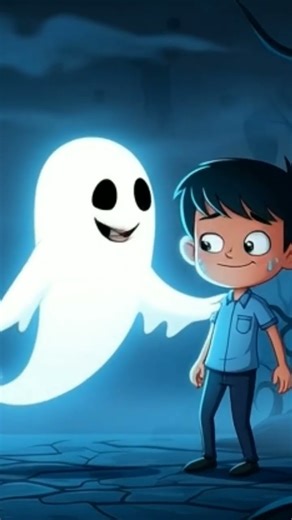 Meeting a ghost #cartoonforkids #anime #ghost #vairal