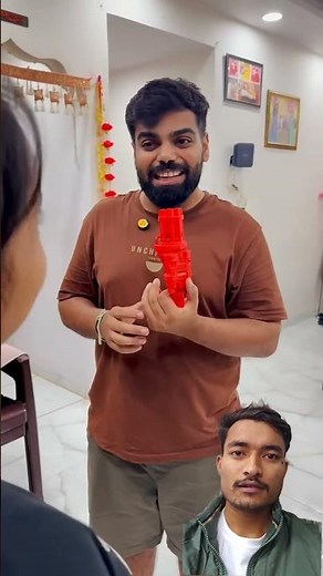 bubble gun 🫧 mila h didi k sath khel rhe h