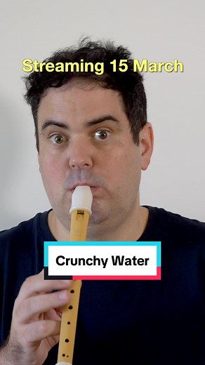 Crunchy Water full song streaming March 15! You liked the original short so I listened and made a full song. #newmusic #newmusicfriday #ausmusic #mynameisrichard #sittinginthecorner #recorderinthecorner #crunchywater #iceeating