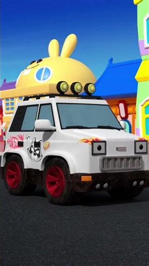 Zombie car's colorful paint! #Color #TayotheLittleBus #Shorts