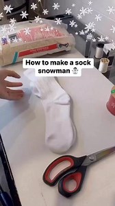 How to make a sock Snowman ⛄️☃️🎄⭐️✨ #Christmas #christmasdecorations #christmasiscoming #christmasdecor #christmastime #christmastree #winteriscoming #winter #invierno #nieve #snow #snowfall #inverno #Natale #navidad #noel | Waiting for Christmas