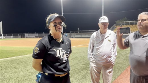 UCF shortstop Aubrey Evans postgame vs. Stetson