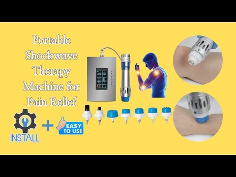 Portable Shockwave Therapy Machine for Joint & Muscle Relief: Setup & Use Guide | WL-SW15
