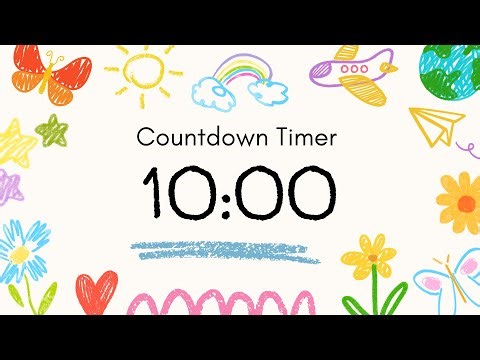 10 Minute Timer with Relaxing Music | Spring Timer for Classroom