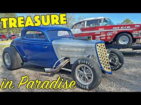 OLD SCHOOL Hot Rods & Drag Cars at a Historic Drag Strip