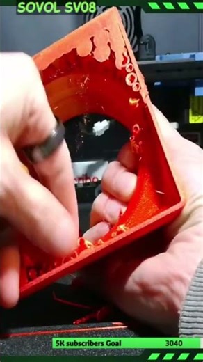 easy to remove tree supports are still fun 😁 #3dprinter #3dprinting #3dprinted #3dprint