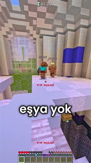 Sunucumda YUMRUKLA tüm oyunu kazandım! 😯 #shorts #minecraft