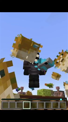 me and my friend fun 😄 #minecraft