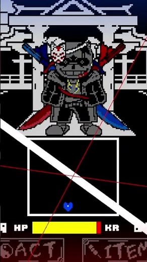 奇跡のほぼノーヒット #undertale #sans #アンダーテールau #アンダーテール #shorts #scratch #サンズ