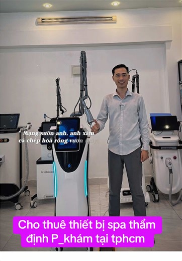 #CapCut 🔥 CHO THUÊ MÁY SPA CÔNG NGHỆ CAO TẠI TP.HCM – KHÔNG CẦN ĐẦU TƯ VẪN CÓ MÁY XỊN LÀM DỊCH VỤ 🔥 Bạn đang kinh doanh spa nhưng: ❌ Muốn mở thêm dịch vụ nhưng không đủ vốn mua máy ❌ Sợ đầu tư máy vài trăm triệu mà không có khách ❌ Muốn test dịch vụ trước khi mua máy 👉 Giải pháp đơn giản: THUÊ MÁY SPA CÔNG NGHỆ CAO TỪ MC MED ✨ Các dòng máy cho thuê: ✔ Máy triệt lông Diode Laser ✔ Máy xoá xăm – Laser Nd:YAG ✔ Máy laser điều trị da ✔ Máy chăm sóc da công nghệ cao 💎 Lợi ích khi thuê máy tại MC 
