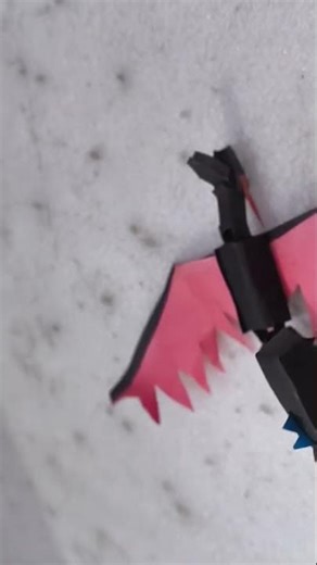 I made godzilla with paper!#godzilla