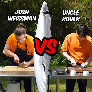 7.4M views · 81K reactions | I Went Head To Head Against Uncle Roger! (Cooking Showdown) | Joshua Weissman | Facebook