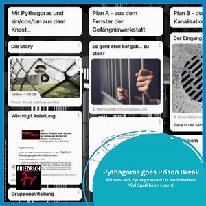 Türchen Nr. 7  Heute verbirgt sich hinter unserem Türchen der kostenlose Fachbeitrag „Pythagoras goes Prison Break“. Entdecke jetzt, wie du deinen Mathematikunterricht, mit einer digitalen Pinnwand, besonders gestalten kannst. 燐 Zum Artikel geht's hier lang: https://bit.ly/3FyCWn9 #digitalunterrichten #sekundarstufe #mathematik #bildung | Friedrich Verlag | Facebook