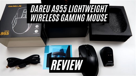 Watch DAREU A955 Lightweight Wireless Gaming Mouse Review on Amazon Live