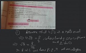 But (\sqrt{-5})^{2}=-5 \therefore \sqrt{-5} is not a real numbe... | Filo