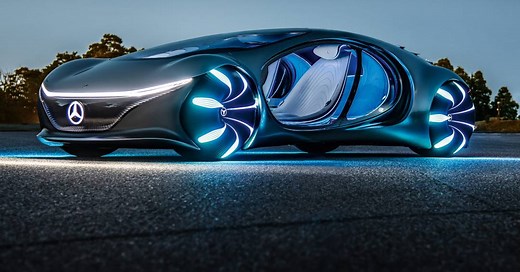 Dirigimos o Mercedes Vision AVTR, um carro muito à frente do nosso tempo