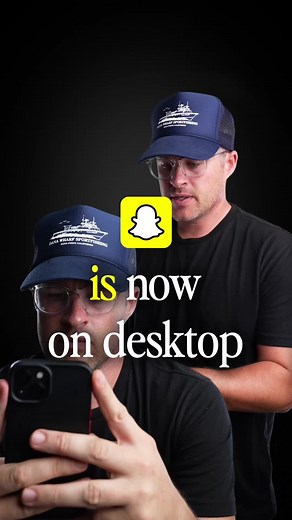Thats right - snapchat on desktop. Try it out #snapchat #socialmedia #marketing #adworld