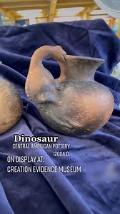 Pottery from Central America suggests Dinosaurs existed till recently. #dinosaur #creationism #paleontology | Lost World Museum