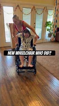 New wheelchair! #caregiverlife #autism #downsyndrome #dayinthelife #disabilityawareness