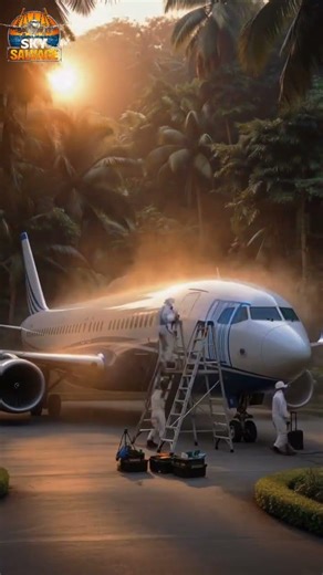 Tree Grew Through This Abandoned Plane… We Restored It 😱✈️#airplanerestoration #abandonedaircraft