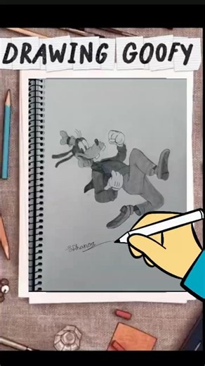 Drawing a sketch of GOOFY ✏️ ‪@ShaynahMitchell‬ #shorts #drawing