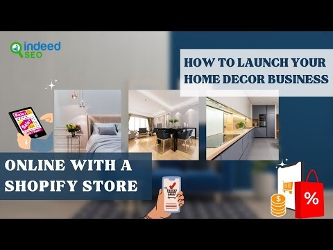How to Start a Home Decor Business Online in 2026 | Shopify Store Tutorial for Beginners