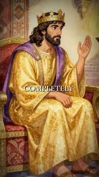 Young King's Request Shocked God Into Giving Him Everything