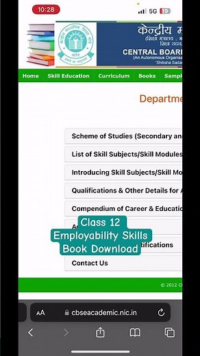 Class 12 Employability Skills PDF Book Download #class12 #employabilityskills