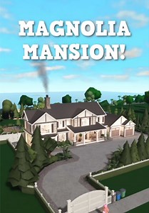Touring the New Magnolia Mansion Bloxburg Prebuilt by @Phoeberry