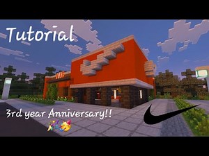 Tutorial: How to make a Nike store IN MINECRAFT!!!!!