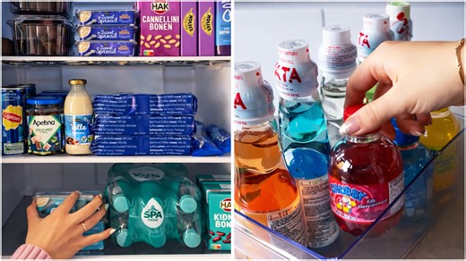 Organizing and restocking my fridge