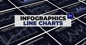 Infographics Line Charts MOGRT