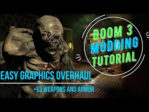 Doom 3 HD Graphics Modding Tutorial "D3HDP" + E3 Weapons