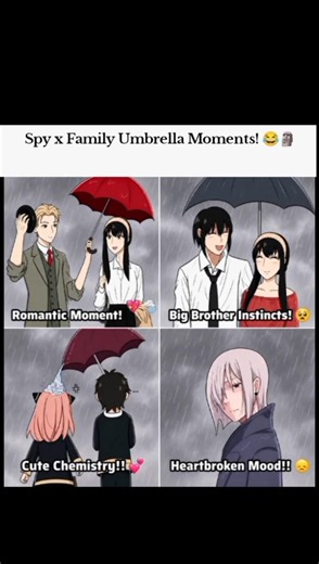 Spy x Family Umbrella Moments! 😂🗿