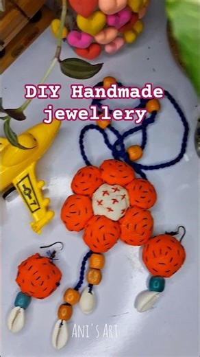Handmade jewellery making at home #diy #art #reels #shortsviral #shorts #youtubeshorts #ytshorts