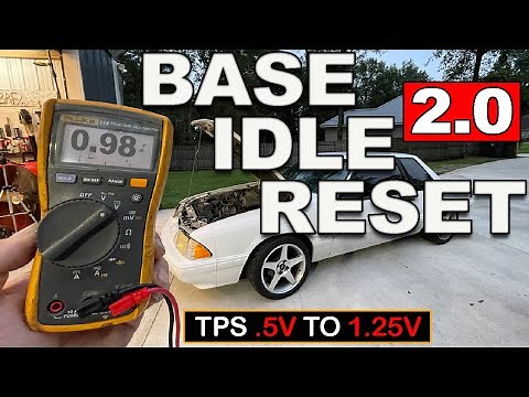 FACTORY FRESH / FOXBODY BASE IDLE RESET 2.0 / FIX THAT CRAPPY IDLE!