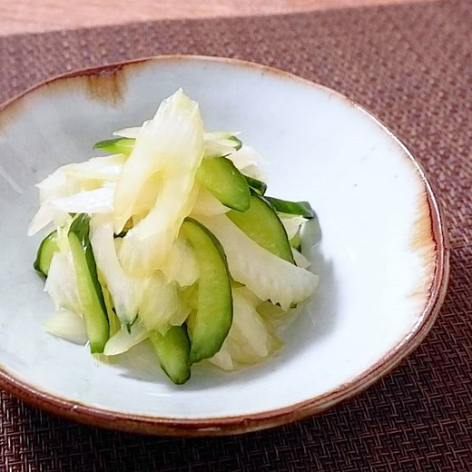 セロリときゅうりの甘酢漬け 作り方・レシピ | クラシル