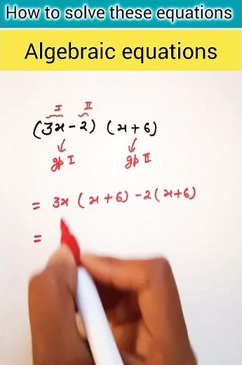 How to solve algebraic expression step by step 🤫