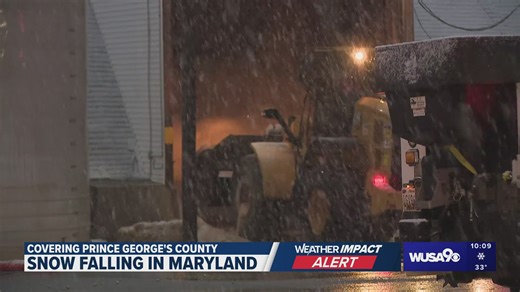 Prince George's County seeing more snow