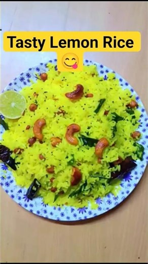 yummy yummy lemon rice #food #cooking #healthyfood #easyrecipe #special
