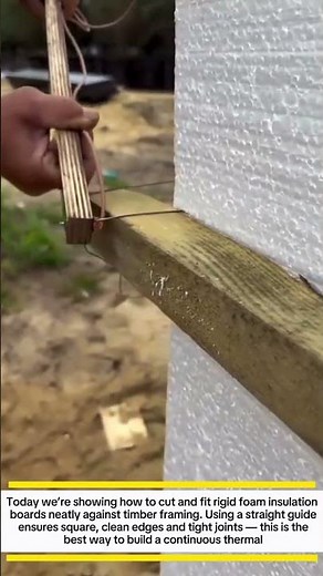 Rigid Foam Insulation: Accurate Cutting & Installation Against Framing‎