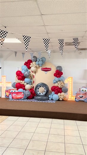 Creative Balloon Decorations for a Car-Themed Birthday